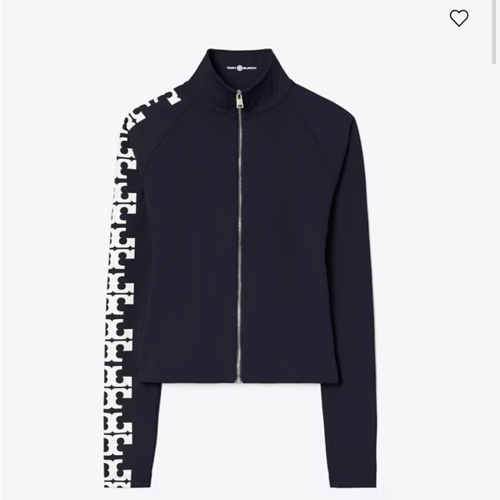 NWT Tory Burch NYLON LOGO ZIP TOP
